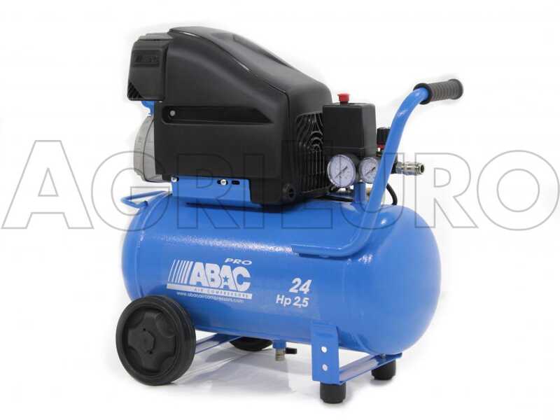 Abac Pole Position PRO L25P - Compresseur d'air &eacute;lectrique sur chariot - moteur 2,5 CV - 24 L