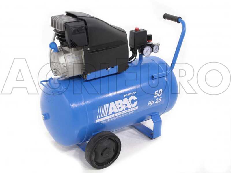 Abac Montecarlo L25P - Compresseur d'air &eacute;lectrique sur chariot - moteur 2,5 CV - 50 L