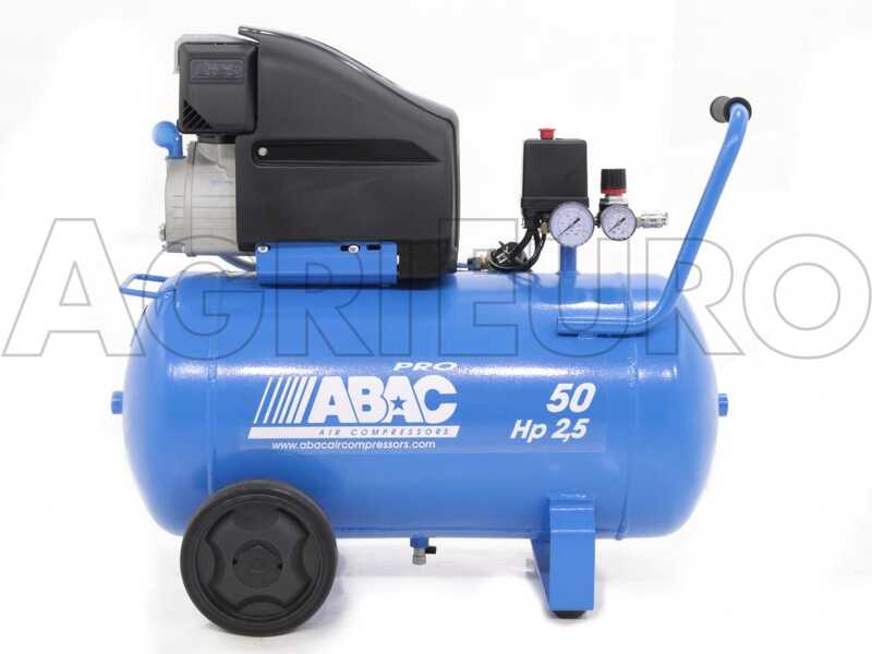 Abac Montecarlo L25P - Compresseur d'air &eacute;lectrique sur chariot - moteur 2,5 CV - 50 L