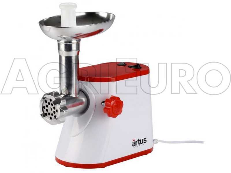 Artus K15 - Presse-tomates - Hachoir &agrave; viande - R&acirc;pe - Coupe-l&eacute;gumes - 250W