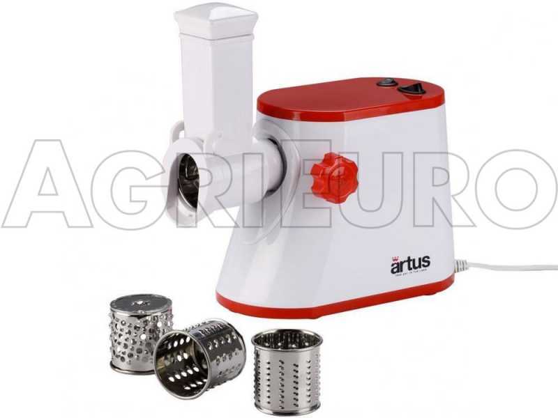 Artus K15 - Presse-tomates - Hachoir &agrave; viande - R&acirc;pe - Coupe-l&eacute;gumes - 250W