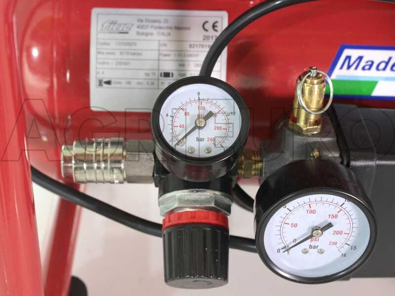 Fiac AIR 6/F-201- Compresseur d'air &eacute;lectrique portatif - R&eacute;servoir 6 litres moteur 1,5 CV oilless