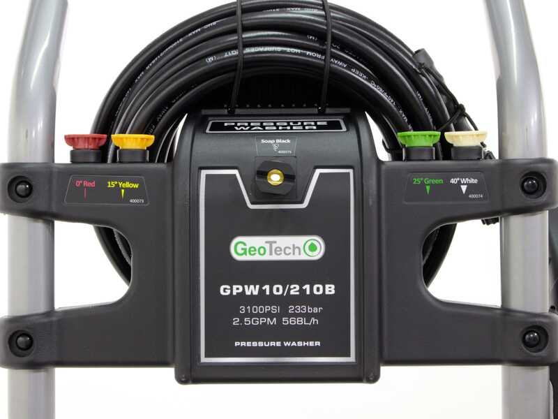 GeoTech GPW 10/210 B - Nettoyeur haute pression thermique - 233 bar - 568 L/h - Moteur Ducar DH208
