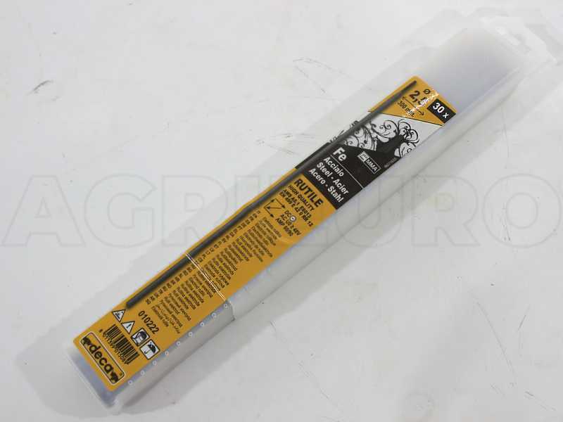 &Eacute;lectrodes rutiles &Oslash; 2,5 mm - 30 pi&egrave;ces