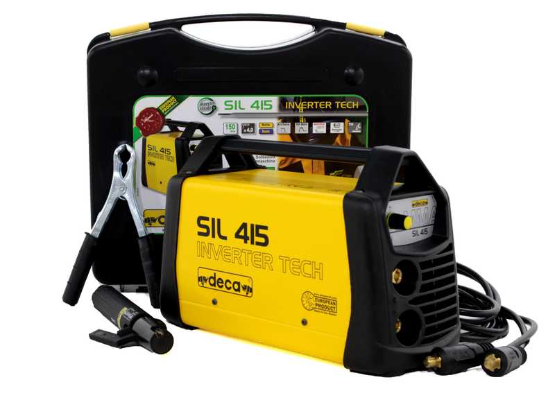 Poste &agrave; souder inverter Deca SIL 415 - 150 A max - alimentation 230 V - kit d'utilisation