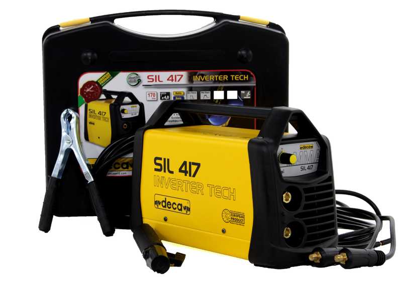 Poste &agrave; souder inverter Deca SIL 417 - 170 A max - alimentation 230 V - kit d'utilisation