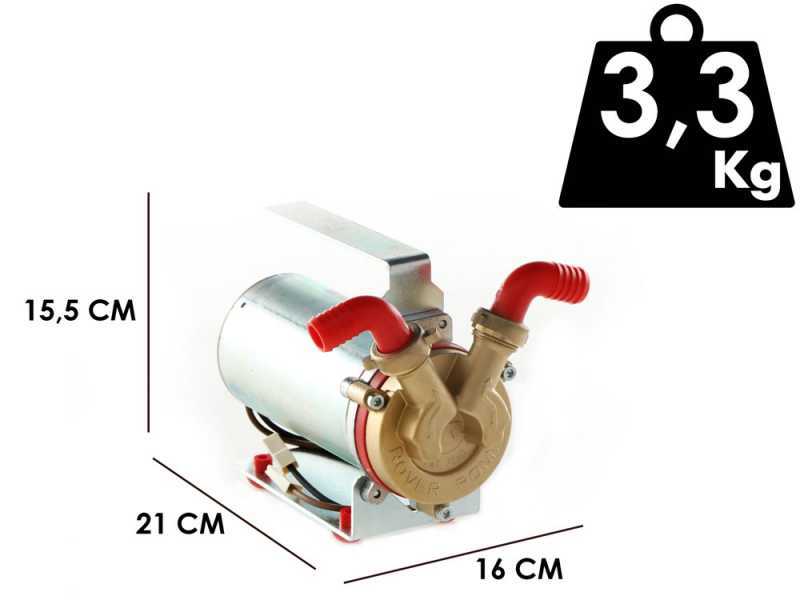 Rover Marina Mini 20 - Pompe de transfert &eacute;lectrique en bronze - 12 V