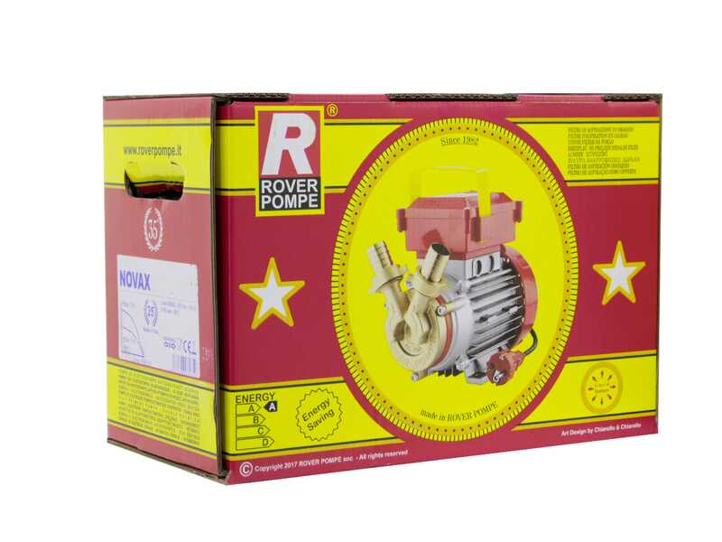 Rover Novax G 20 - Pompe &eacute;lectrique de transfert d&rsquo;huile &agrave; engrenages en alliage anticorrosion &ndash; 0,8 CV