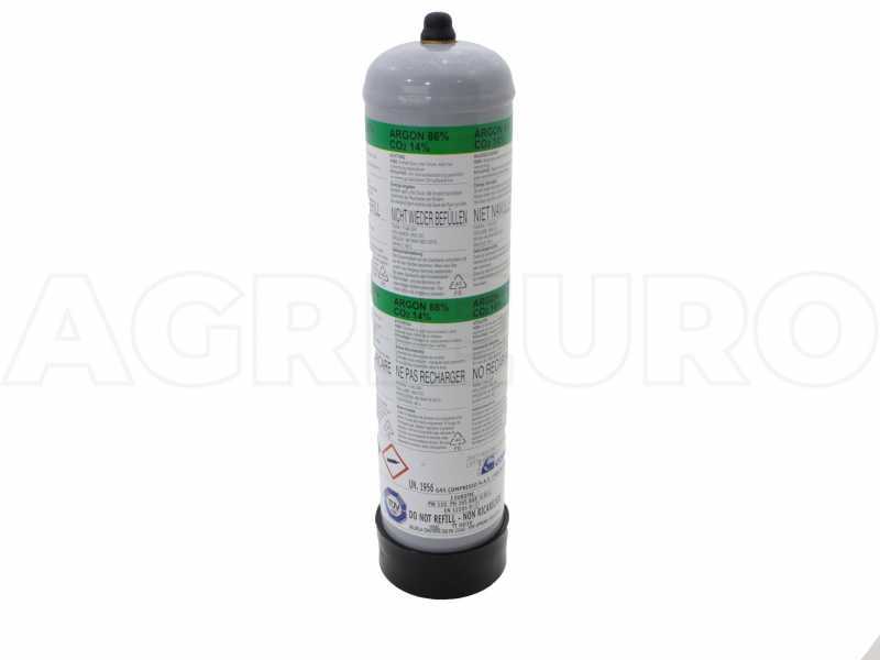Bouteille de gaz non rechargeable Argon/CO2 - 1 litre