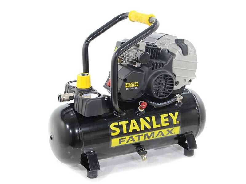 Stanley Fatmax HY 227/10/12 - Compresseur d'air &eacute;lectrique portatif monophas&eacute; - Moteur 2 CV - 12 L