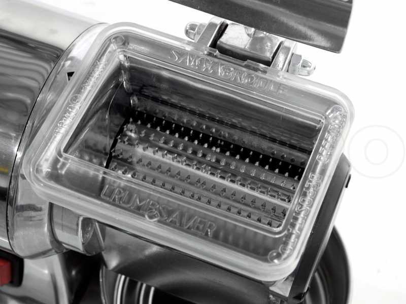 New O.M.R.A. OM-3000-AL - R&acirc;pe &agrave; fromage &eacute;lectrique de table - en aluminium moul&eacute; sous pression - 260W