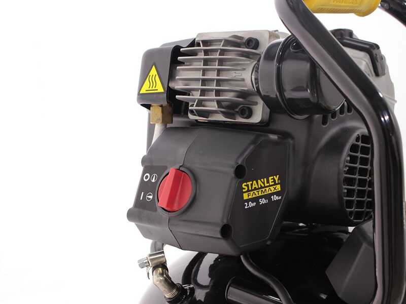 Stanley Fatmax HY 227/10/50V - Compresseur d'air &eacute;lectrique portatif - Moteur 2 CV - 50 L