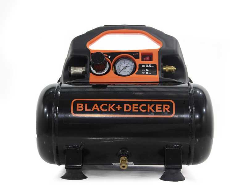 Black &amp; Decker BD 55/6 - Compresseur d'air &eacute;lectrique compact portatif - Moteur 0.5 CV - 6 L