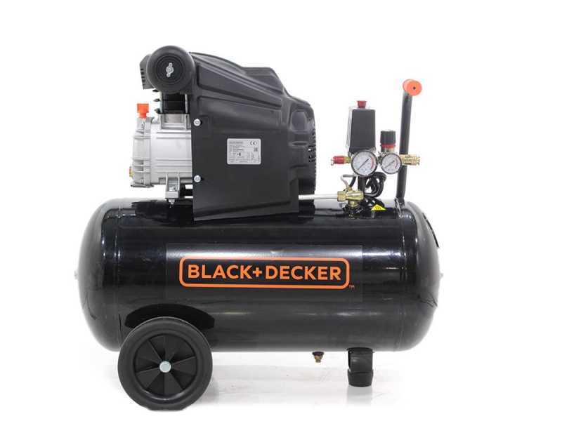 Black &amp; Decker BD 205 50 - Compresseur d'air &eacute;lectrique compact - Moteur 2 CV - 50 L