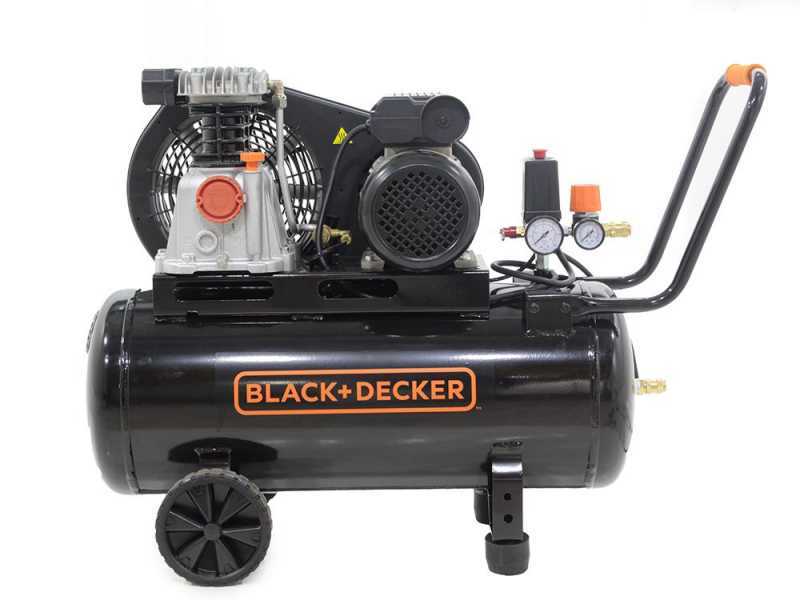 Black &amp; Decker BD 220/50 2M - Compresseur d'air &eacute;lectrique &agrave; courroie - Moteur 2 CV - 50 L