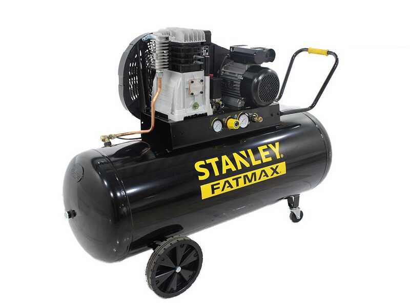 Stanley Fatmax B 400/10/200 - Compresseur d'air &eacute;lectrique monophas&eacute; &agrave; courroie - Moteur 3 CV - 200 L