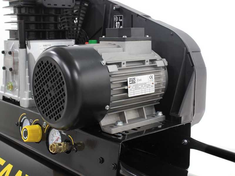 Compresseur &eacute;lectrique triphas&eacute; &agrave; courroie STANLEY Fatmax B 480/10/200T moteur 4 HP - 200 L