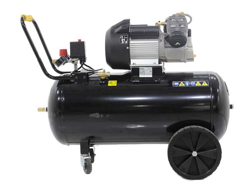 Compresseur &eacute;lectrique &agrave; chariot Stanley Fatmax DV2 400/10/100 moteur 3 HP - 100 L