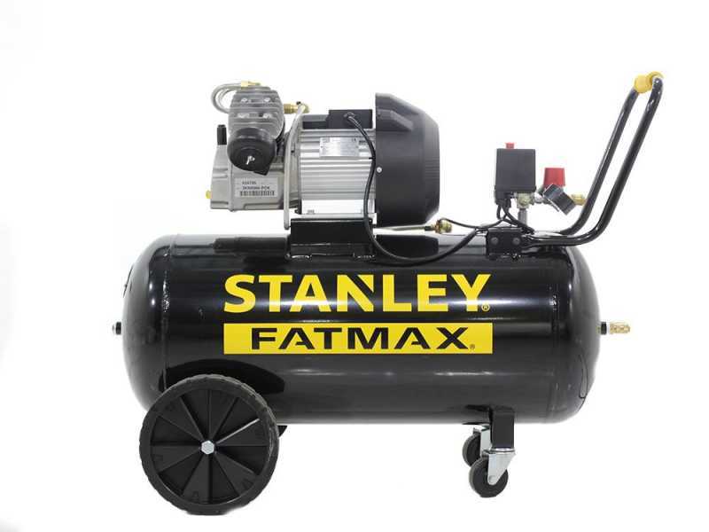 Compresseur &eacute;lectrique &agrave; chariot Stanley Fatmax DV2 400/10/100 moteur 3 HP - 100 L