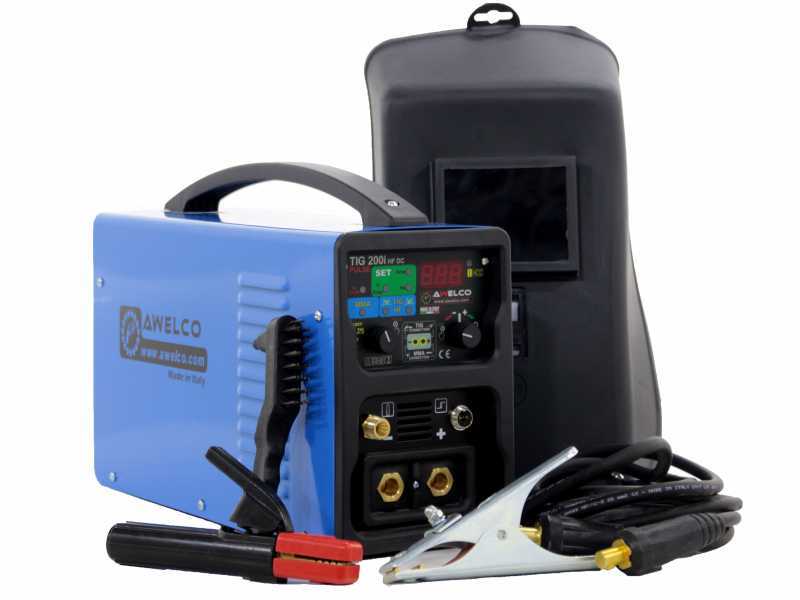 Poste &agrave; souder inverter Awelco TIG 200i HF Pulse - TIG DC - MMA - 200A - 230V - valise et kit