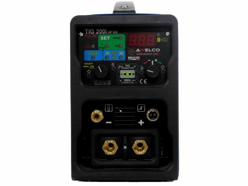 Poste &agrave; souder inverter Awelco TIG 200i HF Pulse - TIG DC - MMA - 200A - 230V - valise et kit