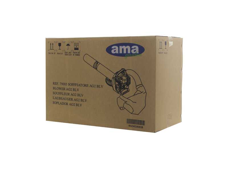 Ama AG2-BLV - Souffleur aspirateur thermique 3 en 1 - Moteur 2 temps
