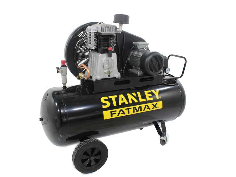 Stanley Fatmax BA 851/11/270 - Compresseur d'air &eacute;lectrique triphas&eacute; &agrave; courroie - Moteur 7.5 CV - 270 L