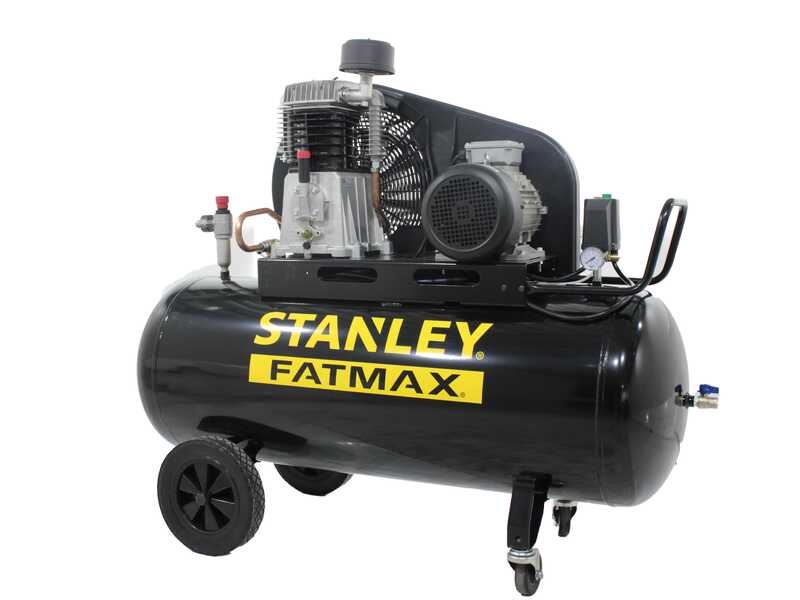 Stanley Fatmax BA 851/11/270 - Compresseur d'air &eacute;lectrique triphas&eacute; &agrave; courroie - Moteur 7.5 CV - 270 L