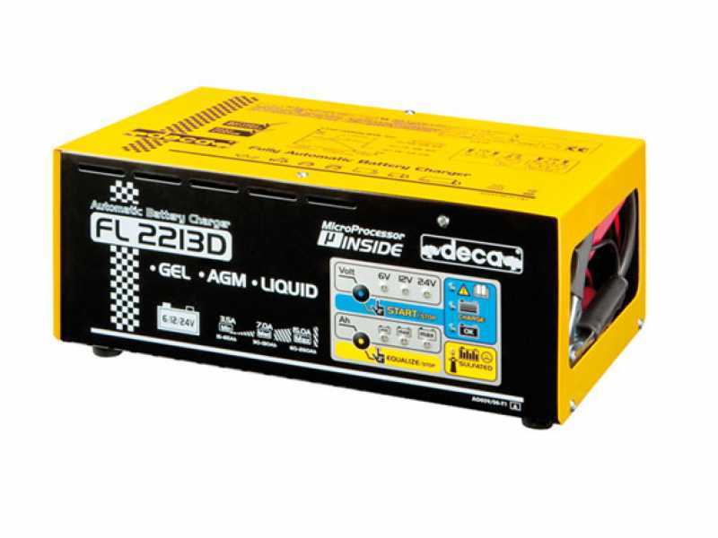 Chargeur de batterie Deca FL 2213D - conservation &eacute;lectronique - monophas&eacute; - batteries 6-12-24V