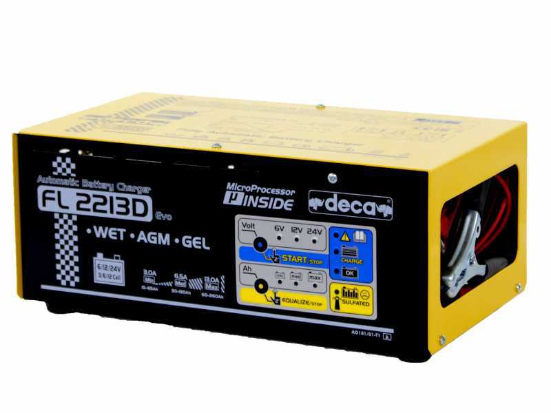 Deca FL 2213D - Chargeur de voiture - mainteneur de charge &eacute;lectronique - monophas&eacute; - batteries 6-12-24V