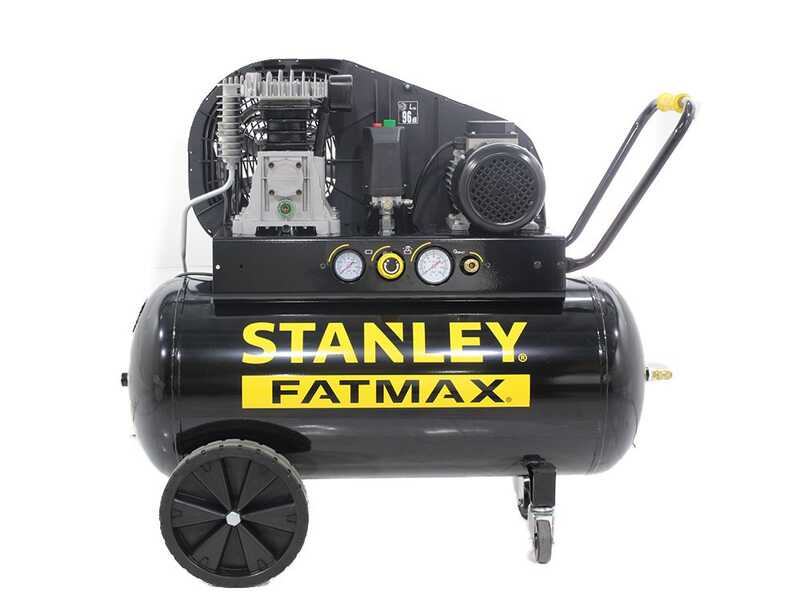 Stanley Fatmax B 350/10/100 T - Compresseur d'air &eacute;lectrique triphas&eacute; &agrave; courroie - Moteur 3 CV - 100 L