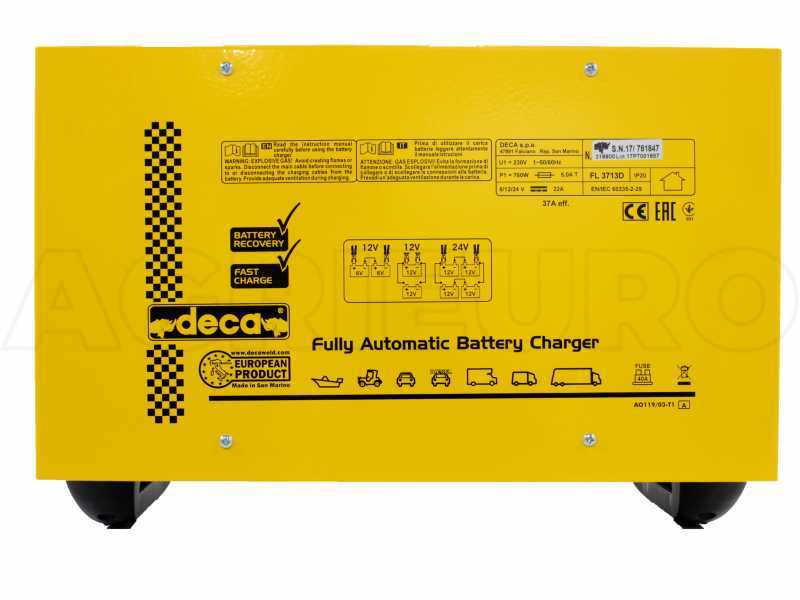 Deca FL 3713D - Chargeur de voiture - mainteneur de charge &eacute;lectronique - monophas&eacute; - batteries 6-12-24V