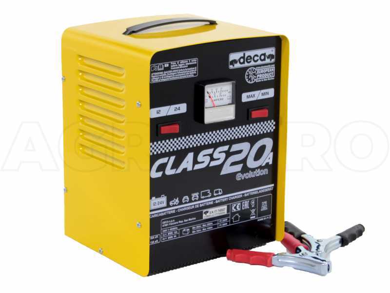 Chargeur Démarreur DECA 12/24V 300AH - Jaune - Pour Batterie Voiture Camion - Courant 20A