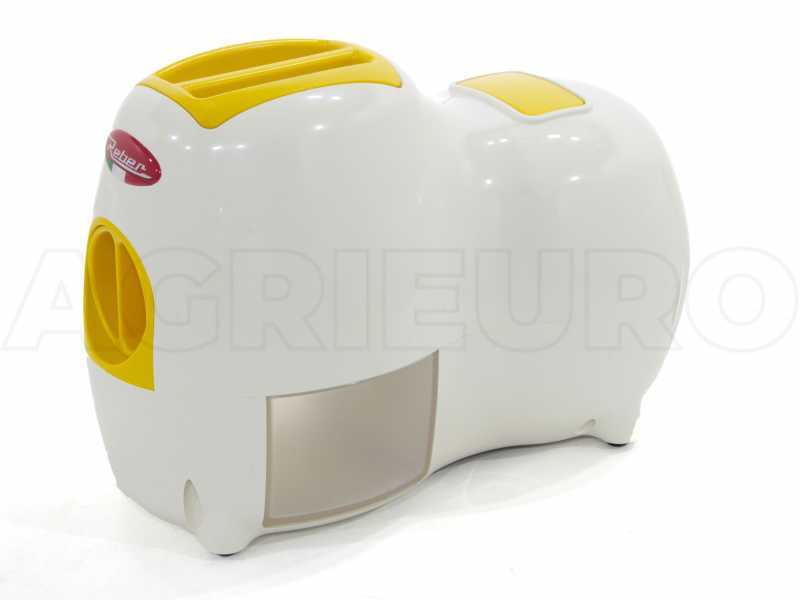 Reber Fido 9250 BG - R&acirc;pe &eacute;lectrique de table - Blanche et Jaune - Avec moteur de 140W