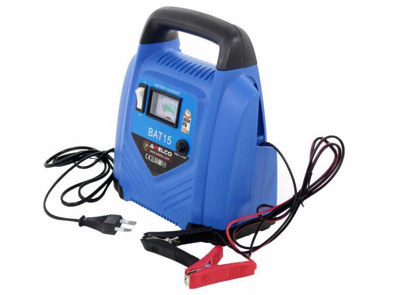Awelco BAT 15 - Chargeur de voiture portable - alimentation monophas&eacute;e - batteries 12/24V