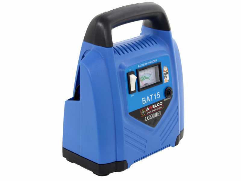 Awelco BAT 15 - Chargeur de voiture portable - alimentation monophas&eacute;e - batteries 12/24V