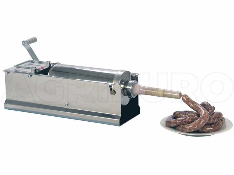 Poussoir manuel &agrave; saucisse de table Reber 8960 N INOX &agrave; 2 vitesses - Capacit&eacute; 5 Kg