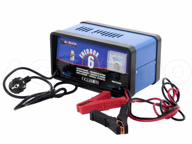 Awelco ENERBOX 6 - Chargeur de voiture - alimentation monophas&eacute;e - batteries 12V de 10 &agrave; 40Ah