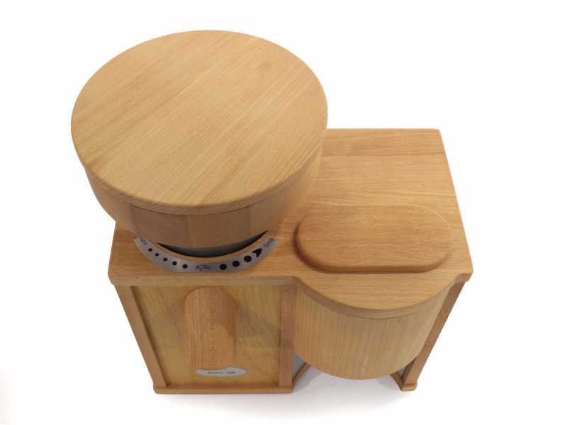 Komo Duett 100 1200g - Moulin &agrave; farine et floconneuse - Moteur de 360W