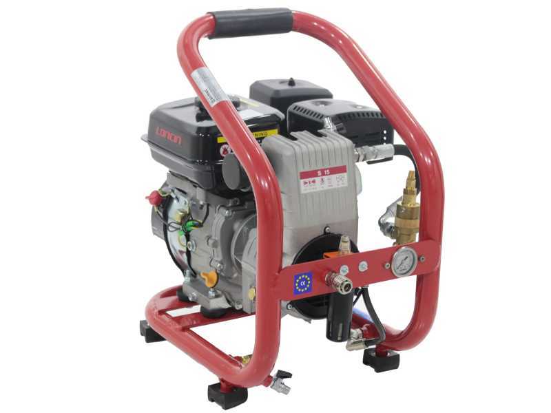 Motocompresseur thermique Airmec Micro 02/260 (260 lt/min) Loncin 118 cm3 essence