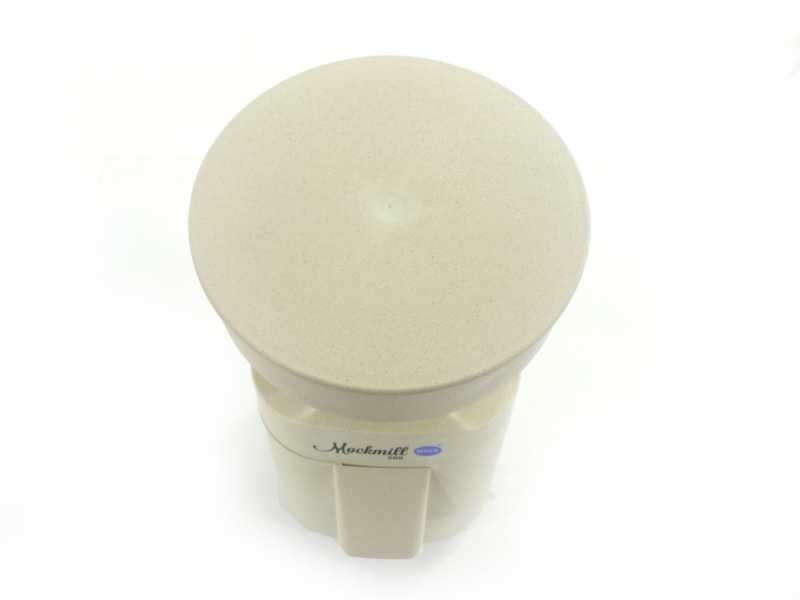 Mockmill 200 - Moulin &agrave; farine en plastique avec meules en pierre - 600W