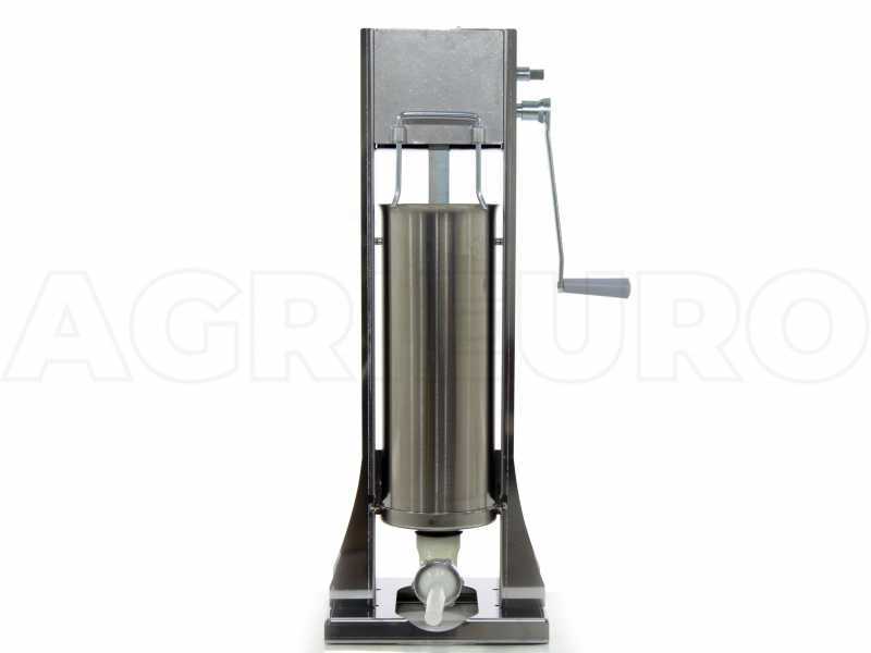 Poussoir &agrave; saucisse vertical Reber 8973 V INOX &agrave; 2 vitesses avec carter - Capacit&eacute; 10 Kg