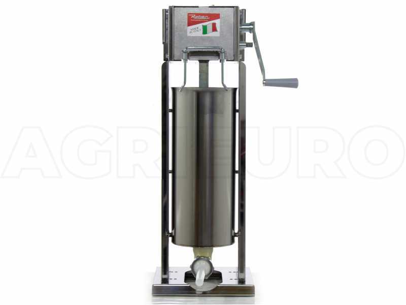 Poussoir &agrave; saucisse vertical Reber 8975 V INOX &agrave; 2 vitesses avec carter - Capacit&eacute; 15 Kg