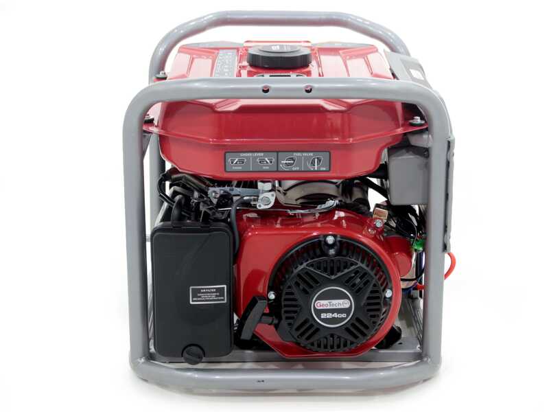 GeoTech Pro GGP 4000 ES - Groupe &eacute;lectrog&egrave;ne sur chariot avec AVR 3.6 KW - Continue 3.2 kw Monophas&eacute;