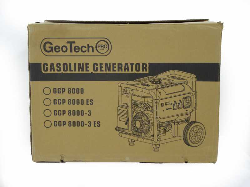 GeoTech Pro GGP 6500 - Groupe &eacute;lectrog&egrave;ne 5.4 KW monophas&eacute; &agrave; essence - sur chariot