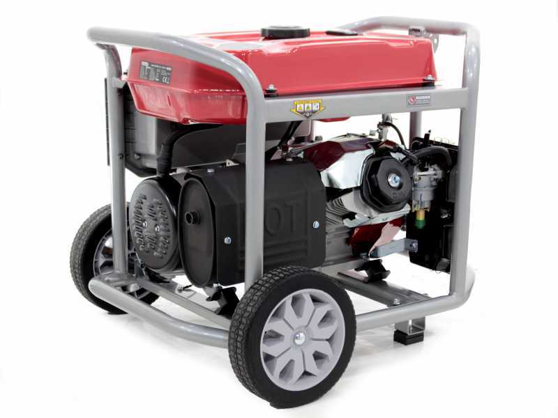 GeoTech Pro GGP 8000 - Groupe &eacute;lectrog&egrave;ne 6.5 Kw monophas&eacute; &agrave; essence - sur chariot