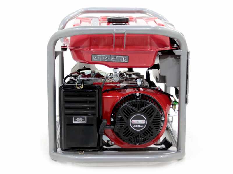 GeoTech-Pro GGP 8000 - Groupe &eacute;lectrog&egrave;ne sur chariot avec AVR 6.5 kW - Continue 6 kw Monophas&eacute;