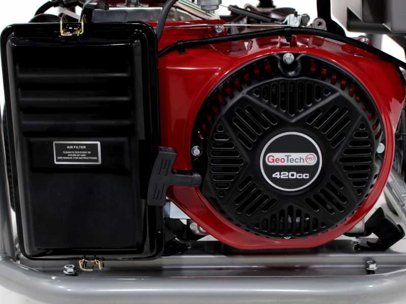 GeoTech-Pro GGP 8000-3 - Groupe &eacute;lectrog&egrave;ne sur chariot avec AVR 6.6 kW - Continue 6 kw Triphas&eacute;