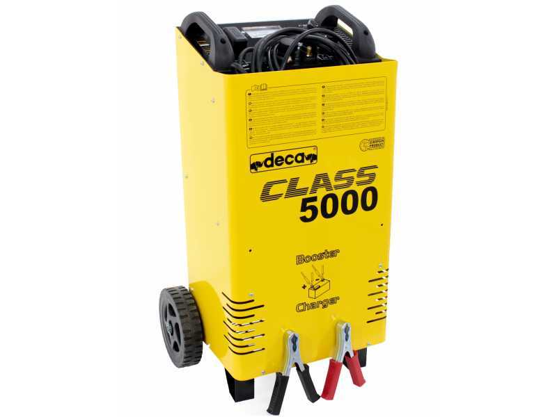 Chargeur de batterie d&eacute;marreur Deca CLASS BOOSTER 5000 - sur chariot - monophas&eacute; - batteries 12-24V