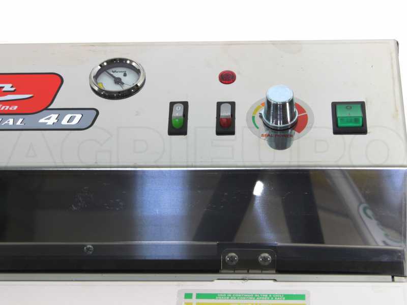 Machine sous vide professionnelle INOX 40 cm - 40L/min - REBER - 150400004